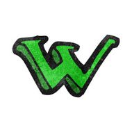 Cartoon Letter W N16