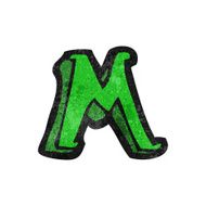 Cartoon Letter M N20