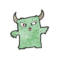 cartoon little monster N66