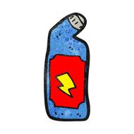 cartoon bleach bottle N4