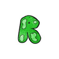 child&#039;s drawing of the letter r N2