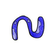 child&#039;s drawing of the letter n N2
