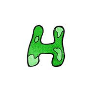 child&#039;s drawing of the letter h N2