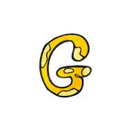 child&#039;s drawing of the letter g N2