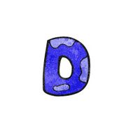 child&#039;s drawing of the letter d N2
