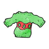 cartoon woollen jumper N6