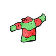 cartoon woollen jumper N7