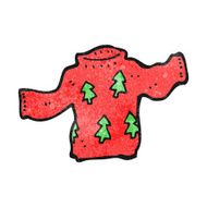 cartoon woollen jumper N8