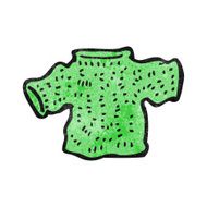 cartoon woollen jumper N9