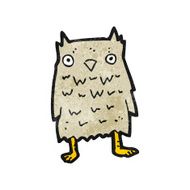 Cartoon Owl N152