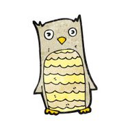 Cartoon Owl N154