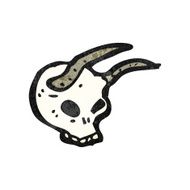 cartoon horned skull N7