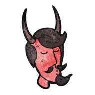 Cartoon Devil Face N4