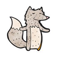 Cartoon Wolf N107