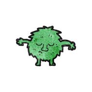 cartoon furry little monster N10