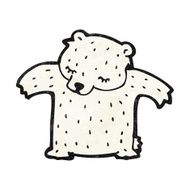 Cartoon Polar Bear N112