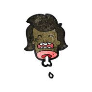 gross severed head cartoon N30