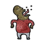 cartoon screaming bald man N2