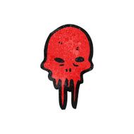 gross melting skull cartoon N6