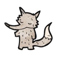 Cartoon Wolf N109