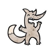 Cartoon Wolf N115