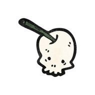 cartoon skull cherry N4