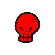 red skull cartoon symbol N6