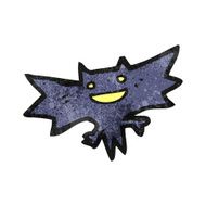 cartoon halloween bat N21