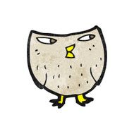 Cartoon Owl N156