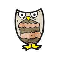 Cartoon Owl N159