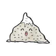 cartoon happy mountain N3