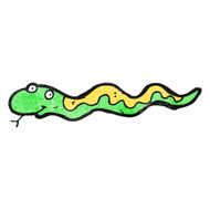 cartoon slithering snake N13