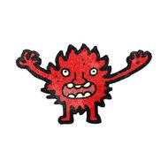 cartoon little furry monster N5