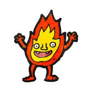 cartoon flame N11