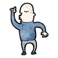 cartoon dancing bald man N3