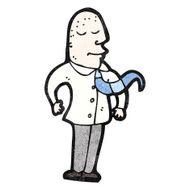 cartoon bald office guy N4