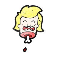 gross severed head cartoon N31