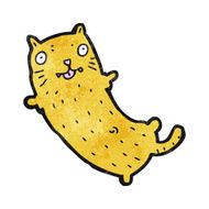 funny cartoon cat N154