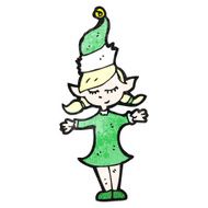 Cartoon Christmas Elf N87