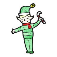 Cartoon Christmas Elf N89