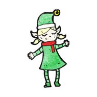 Cartoon Christmas Elf N90