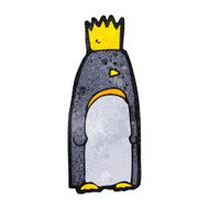 Cartoon Emperor Penguin N11