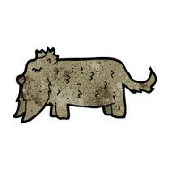 cartoon little dog N95