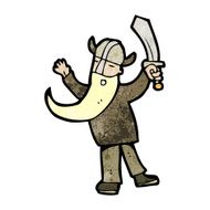 cartoon viking man N11