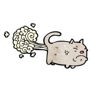 cartoon farting cat N7