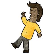 cartoon confident man N16