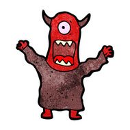 cartoon scary monster N8