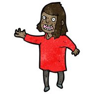 cartoon stressed woman N7