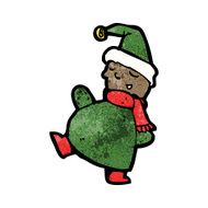 Cartoon Christmas Elf N91