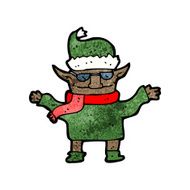 Cartoon Christmas Elf N94